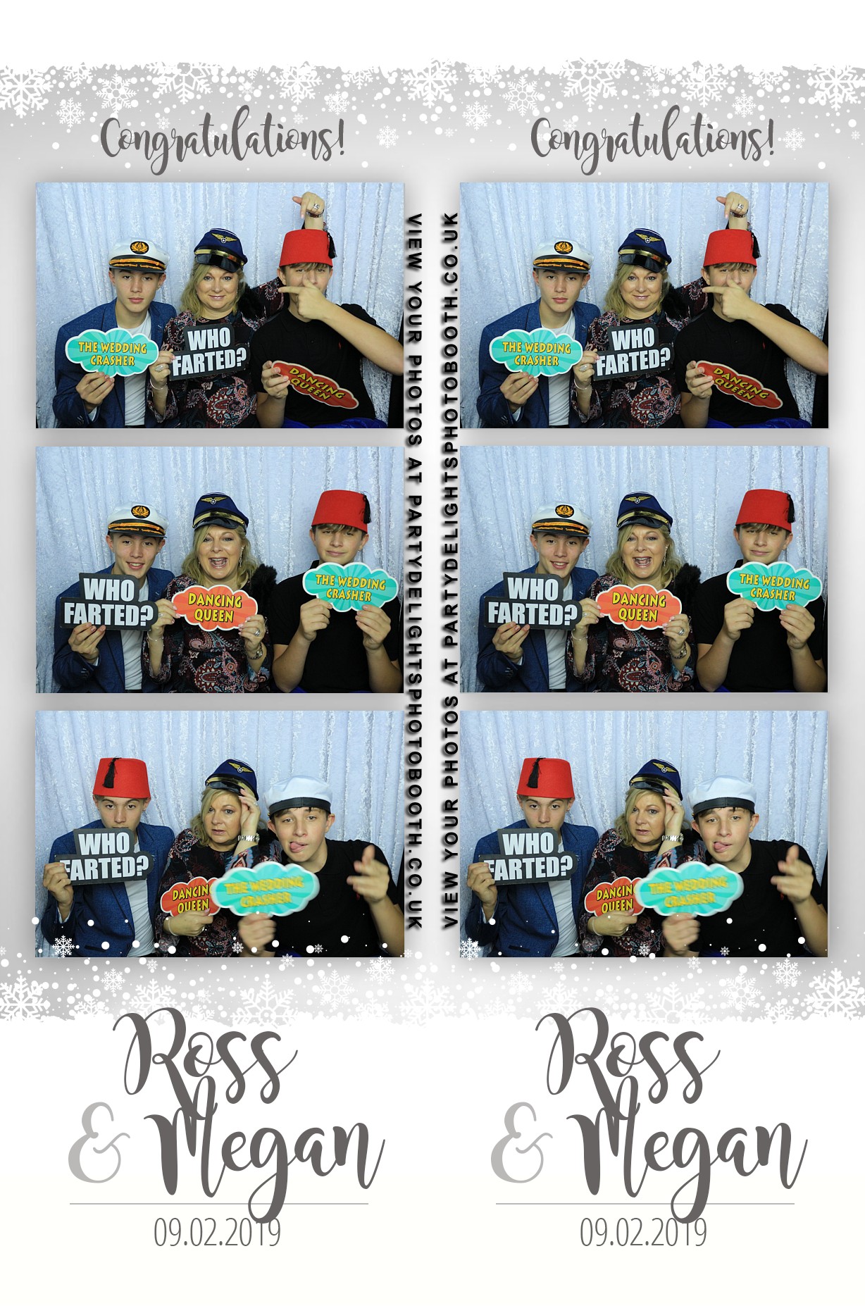 Ross and Megan’s Wedding - Prints | View more photos from the event at gallery.partydelightsphotobooth.co.uk/u/PartyDelightsPhotoBooth/Ross-and-Megan’s-Wedding-Prints